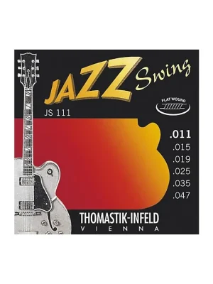 Autentický Struny na elektrickou kytaru Thomastik Jazz Swing JS111