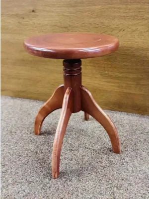 Finální Výprodej Otočná klavírní židle třešeň tmavá G+W, 4nohy,