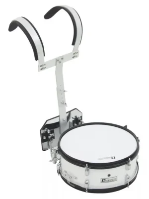 Dokud Zásoby Vydrží Dimavery MS-200, pochodový snare 14" x 5,5" s postrojem, bílý