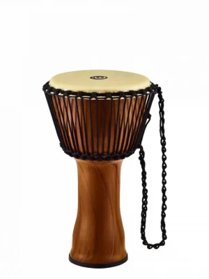 Autentický TAMA - AFRICAN DJEMBE 10"MEDIUM MEINL, "TRAVEL SERIES",TWISTED AMBER,, YELLOW FIBER HEAD PADJ3-M-Y