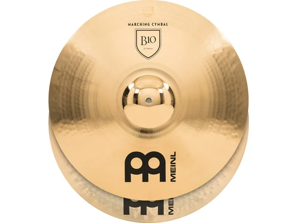 Aktuální TAMA - CYMBAL 20" MARCHING PAIR MEINL, MEDIUM MARCHING CYMBAL, B10, INCL. BR5 MA-B10-20M