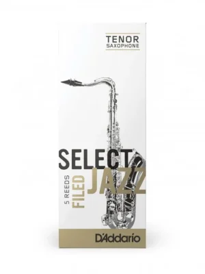 D'Addario Select Jazz Filed Tenor Saxophone Reeds, Strength 4 Soft, 5-pack Akce