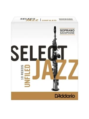 Ověřený Plátek na sopránový saxofon RICO Select Jazz č.4S Unfiled