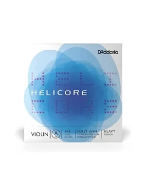 D'Addario Helicore Titanium-Wound Violin A String, 4/4 Scale, Heavy Tension Akce