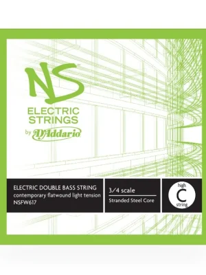 Akční Nabídka D'Addario NS Electric Contemporary Bass Single High C String, 3/4 Scale, Light Tension