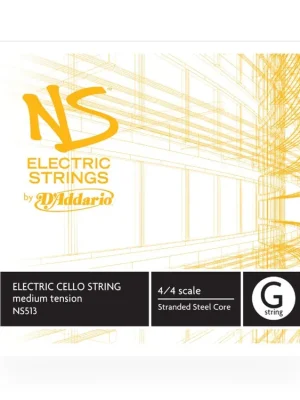 Poslední Šance D'Addario NS Electric Cello Single G String, 4/4 Scale, Medium Tension