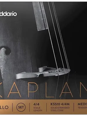 Nejprodávanější D'Addario Kaplan Cello String Set, 4/4 Scale, Medium Tension