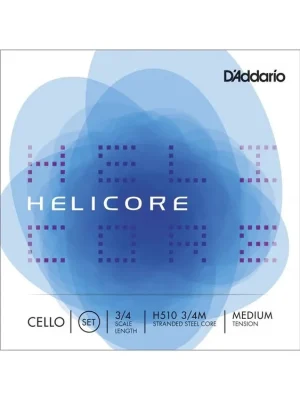 Jen Po Omezenou Doba D'Addario Helicore Cello String Set, 3/4 Scale, Medium Tension