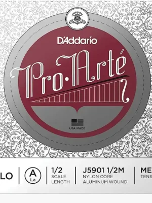 Nejlepší Cena D'Addario Pro-Arte Cello Single A String, 1/2 Scale, Medium Tension