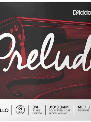 Rychlé Dodání D'Addario Prelude Cello Single G String, 3/4 Scale, Medium Tension