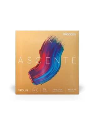 Pouze Dnes D'Addario Ascenté Violin String Set, 3/4 Scale, Medium Tension