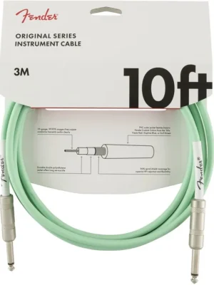Zlevněný FENDER ORIGINAL SERIES 10 INSTRUMENT CABLE SURF GREEN