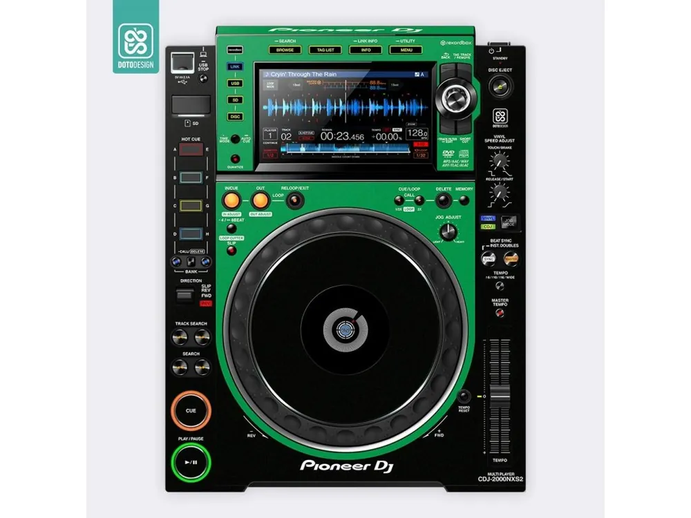 Aktuální Skin CDJ-2000 NXS2 COLORS Green