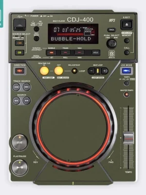 Hit Sezóny Skin CDJ-400 FULL COLORS Army Green