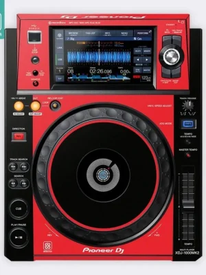 Levný Skin XDJ-1000 MK2 COLORS DVS Red