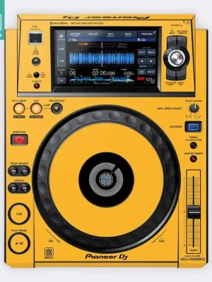 Skin XDJ-1000 MK2 FULL COLORS Dark Yellow Ihned K Objednání