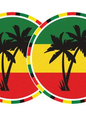 2x Slipmats Jamaica Nejlepší Volba