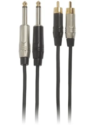 Akce ROCKIT Interlink Cable 2x RCA - 2x Jack Mono 5 m