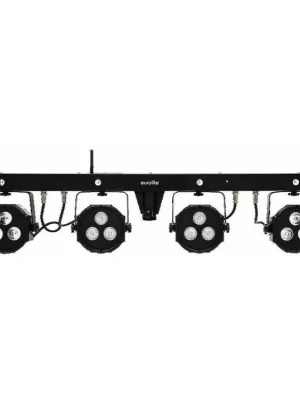 Akce LED KLS-170 12x3W TCL, 4X2W UV/bílá DMX, světelná rampa