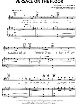 Bruno Mars: 24K Magic // klavír/zpěv/kytara Top Prodej