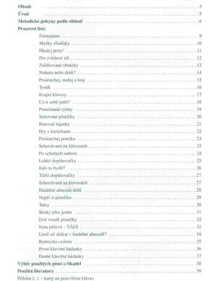 Akční Cena Klavihrátky - přípravný pracovní sešit