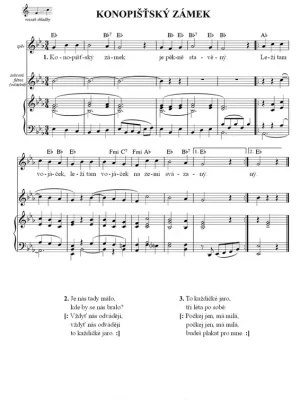 Znám já jeden krásný zámek - 30 lidových písní pro zpěv a klavír (+ zobcová flétna) Omezená Nabídka