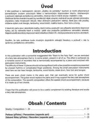 Zpátky do pohádky / dvě zobcové flétny, klavír a perkuse Cenová Bomba