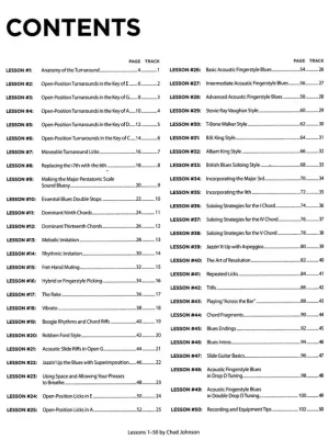 100 Blues Lessons + Audio Online / kytara + tabulatura Ověřený