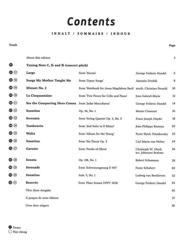 15 Intermediate Classical Solos + AO / tuba a klavír Bezpečná Platba