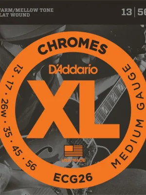 D'ADDARIO ECG26 Chromes Flat Wound Medium 13-56 Cenová Bomba
