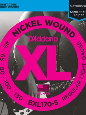 Sezónní Sleva D'ADDARIO EXL170-5 Regular Light - .045 - .130