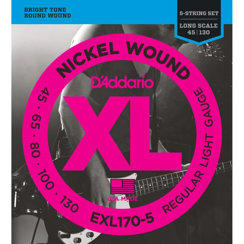 Sezónní Sleva D'ADDARIO EXL170-5 Regular Light - .045 - .130