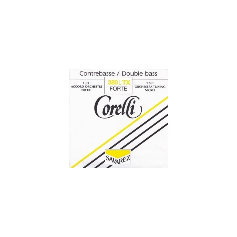 SAVAREZ 380LTX Corelli Double Bass Nickel Orchestra Set - Forte Víkendová Akce