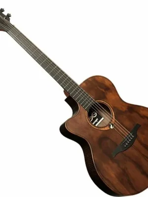 LAG Sauvage ACE L Natural Elektroakustická kytara Jumbo Sezónní Sleva