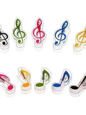 Finální Výprodej Klip na noty PeckaPPT-C001 červená nota