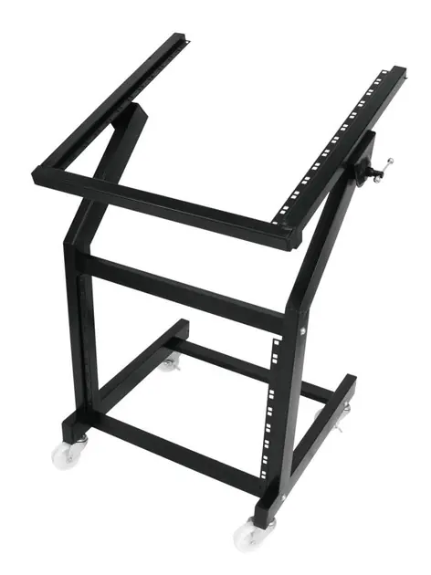 Ihned K Objednání Rackový stojan 12HE/10HE, černý s kolečky