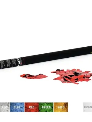 Tcm Fx Ruční dělo na konfety 80cm, metalické červené konfety Nejlepší Volba