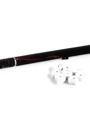 Levný Tcm Fx elektronické dělo na konfety-serpentýny 80cm, bílé konfety