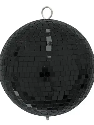 Aktuální Zrcadlová koule 20 cm, černá