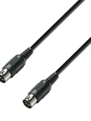 Zlevněný Adam Hall kabel MIDI DIN 5 0,75m BLK