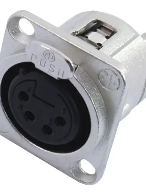 Bezpečná Platba Neutrik XLR NC4-FDL-1, zásuvka na zabudování