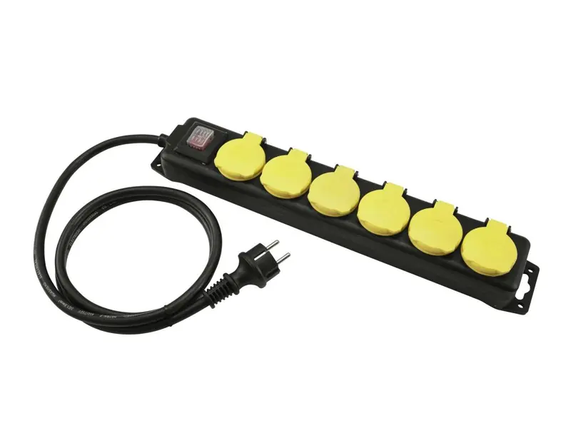 Speciální Cena Eurolite napájecí rozvaděč s vypínačem, 6 zásuvek, IP44