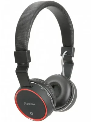 AV:link PBH-10 bezdrátová Bluetooth SD sluchátka, černá Rychlé Dodání