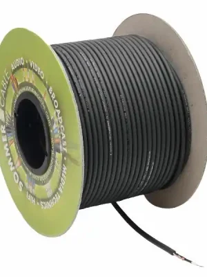 Sommer Cable nástrojový kabel Tricone MKII, 1x0,22 mm, černý, 100 m cívka Finální Výprodej