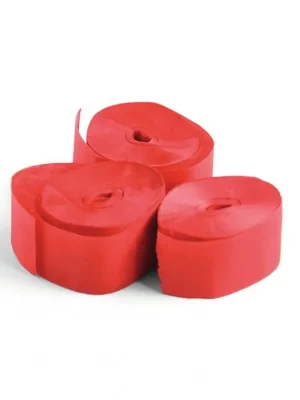 Cenová Bomba Tcm Fx pomalu padající konfety-serpentýny 10mx1.5cm, červené, 32x