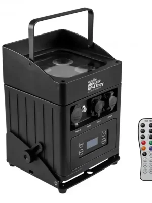 Eurolite AKKU UP-4x8W QCL Spot QuickDMX, IP65, černý Tovární Cena