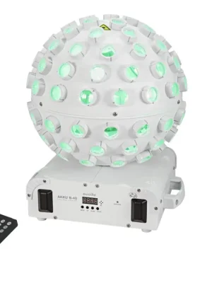 Sezónní Sleva Eurolite AKKU B-40 Laser Beam Effect AIR bílý