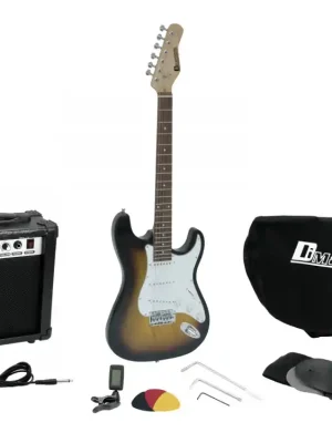 Nejlepší Cena Dimavery EGS-1, elektrická kytara s kombem a příslušenstvím, sunburst