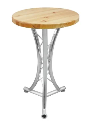 Vrácení Zdarma Alutruss bistro stolek, 3-nožka prohnutá