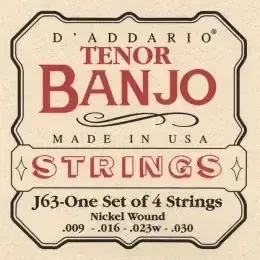 Struny pro 5strunné banjo D'Addario EJ63 - 09/30 Aktuální